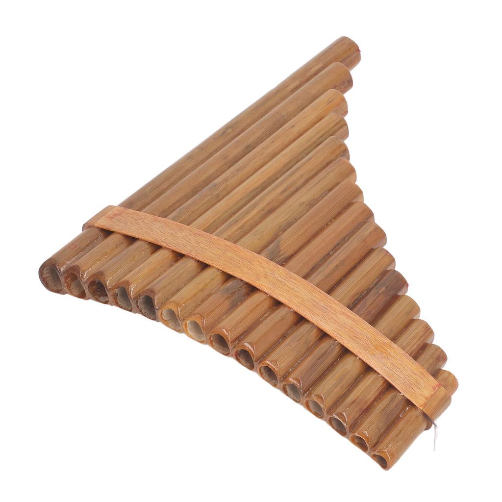 Musical Professional Panpipe Pan Flute 15 Pipes G Key Musical Instrument Pan Pipe Flute Left Hand