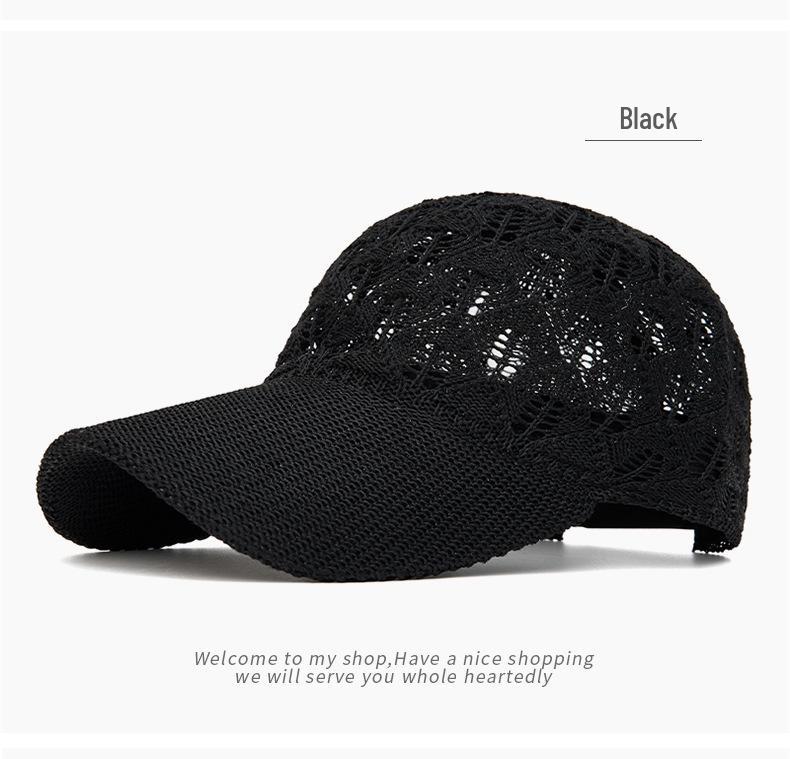 Women's Summer Breathable Mesh Duckbill Baseball Cap - Versatile Outdoor Sun Protection