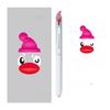 12Pcs Cute Cartoon Penguin Ballpoint Pen 0.5mm Quick Drying Black Gel Pen Creative Writing Pen Student School Office Supplies