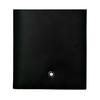 Montblanc Meisterstück Hexagonal White Star Logo Flap Leather Wallet Men wallet Black 109655