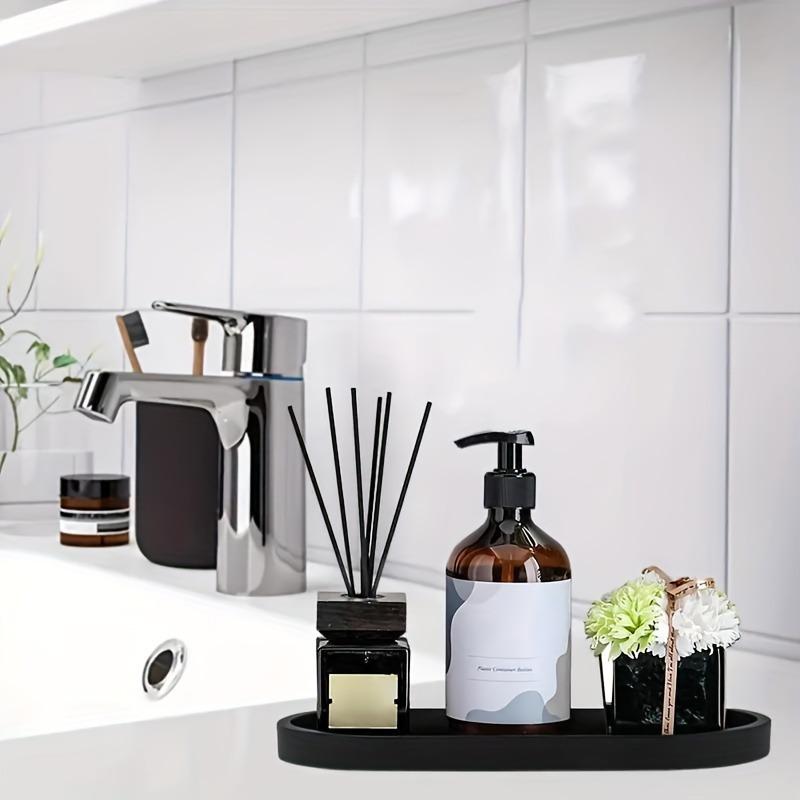Elegant Silicone Dresser for Toiletries, Perfume and Jewelry Display with Artistic Patterns, Bathroom Decor and Accessories