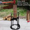 Outdoor Manual Firewood Splitter - Household Wood Splitting Tool