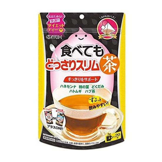 Ito Kanpo Seiyaku Tabete mo Dossari Slim Tea 3g 20 Bags Diet
