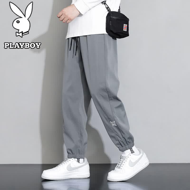 Playboy Men's Summer Casual Jogger Pants
