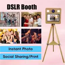 Portable Magic Mirror Photo Booth, 15.6-inch Touchscreen SLR Camera Photo Booth, shipped from the EU with flight case, suitable
