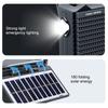 Solar Radio Portable FM AM SW Full Band Radio with LED Light Bluetooth Music Player Emergency Radio Support TF Card U Disk