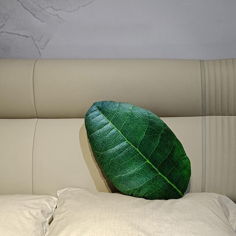 Tropical Plants Pillow for Living Room Sofa Cushion Leaf Pillow Turtle Back Decorative  Green Bedroom Leaves Plant Cushion