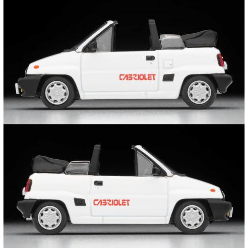 Tomytec Tomica Limited Vintage Neo 1/64 Scale LV-N262b Honda City Cabriolet (White, 1984 Model) - Finished Product