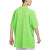 Nike T Shirts Men's Green Yellow Crew Neck Moderate Straight Fit DX0157-313