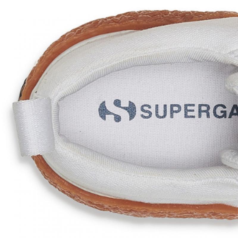Superga 2660 Streifen Großer Bumper Weiß S2137cwa0r