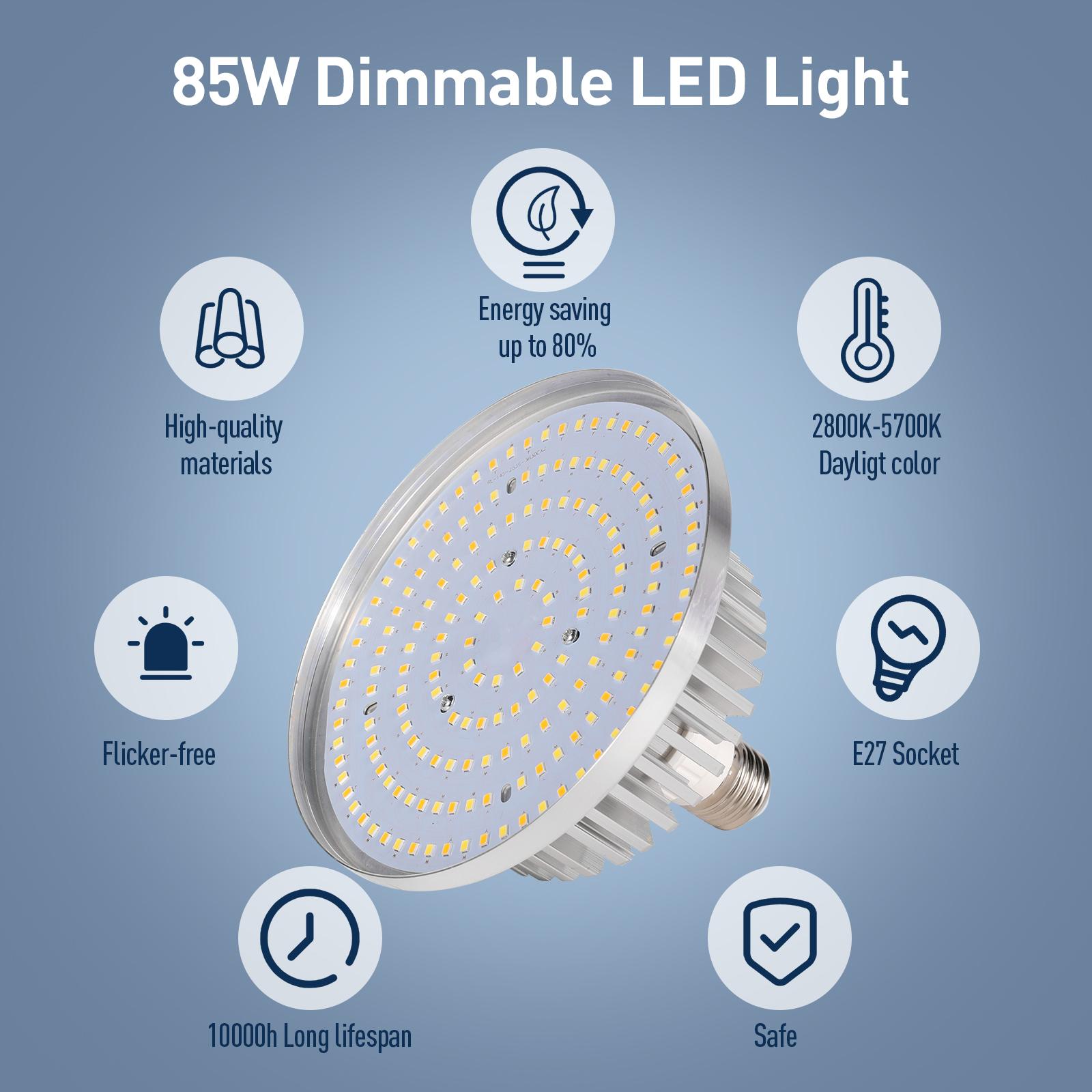 Комплект освещения для студийной фотосъемки Andoer Набор освещения для софтбокса — фото 8