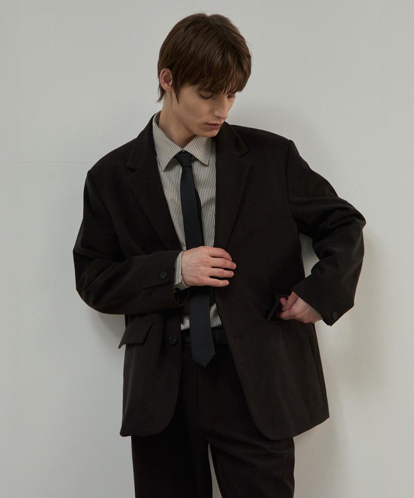 Mindbridge [Couture] Corduroy Oversized Jacket - 2 Colors
