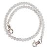 2pcs Transparent Bag Strap Metal Chain Purse Strap Bead Assortments Purse Chain  Handbag Accessories