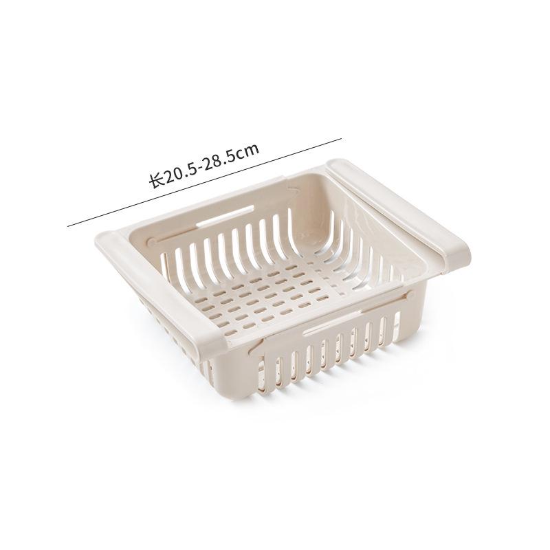 Lohas Adjustable Fridge Storage Basket & Egg Organizer