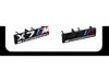 Fits BMW M Series: M5, 3 Series, X3M, X5M, M2, XM, M4, M6, X7M Grille Badge, Sport Decals (Black)