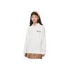 Li-Ning Vital Essential Cotton Loose Fit Hooded Sweatshirt Women Tops Milk-White AWDSC92-3