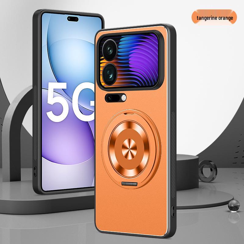 Xiaomi 17 Pro/Pro Max Frosted Stand Protective Case with Full Coverage, Anti-Fall Design for Men