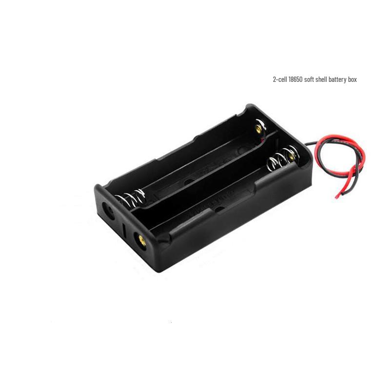 18650 Battery Holder Box with Wires: Single, Double, Triple, or Quad Cells Support In Series
