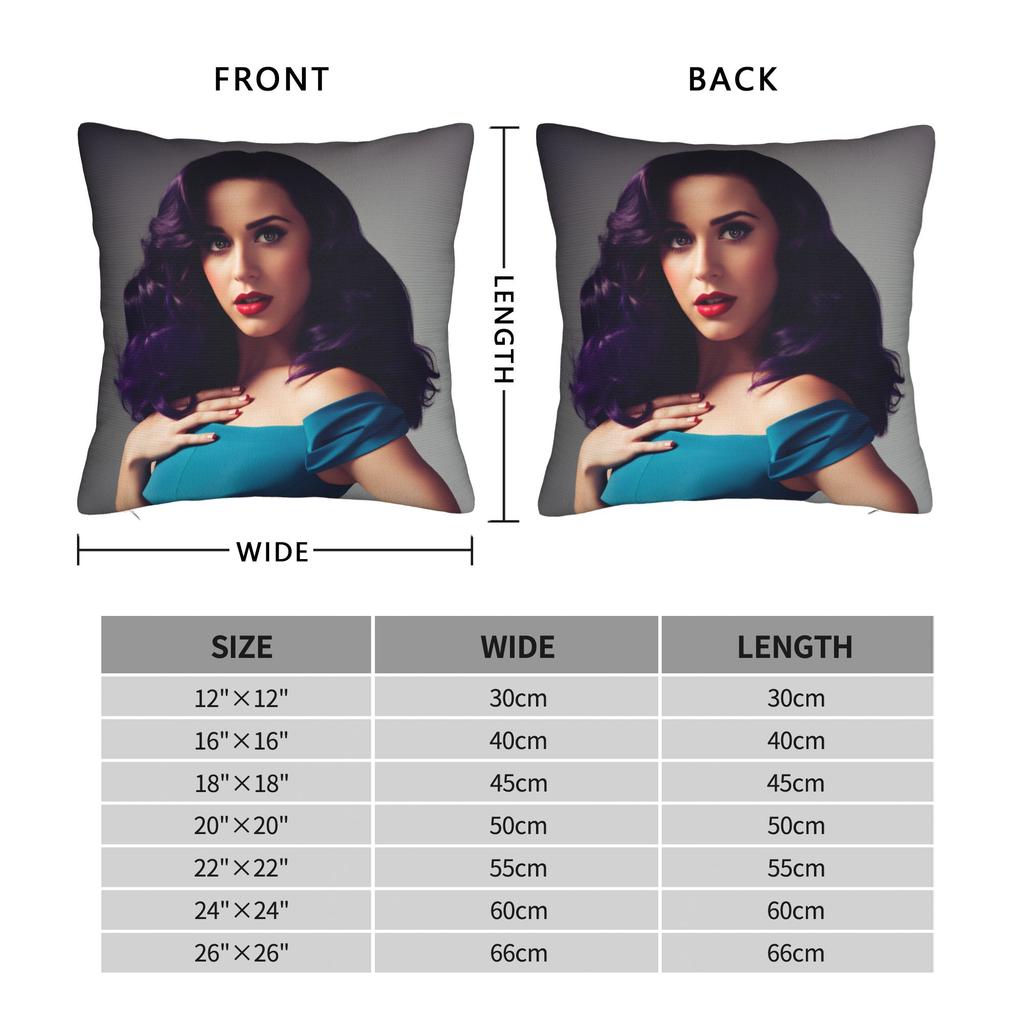 Pillow Case American singer K-Katy P-Perry Comfy Pillow Cover For Chair Sofa Home Decor Vintage Pillowcases