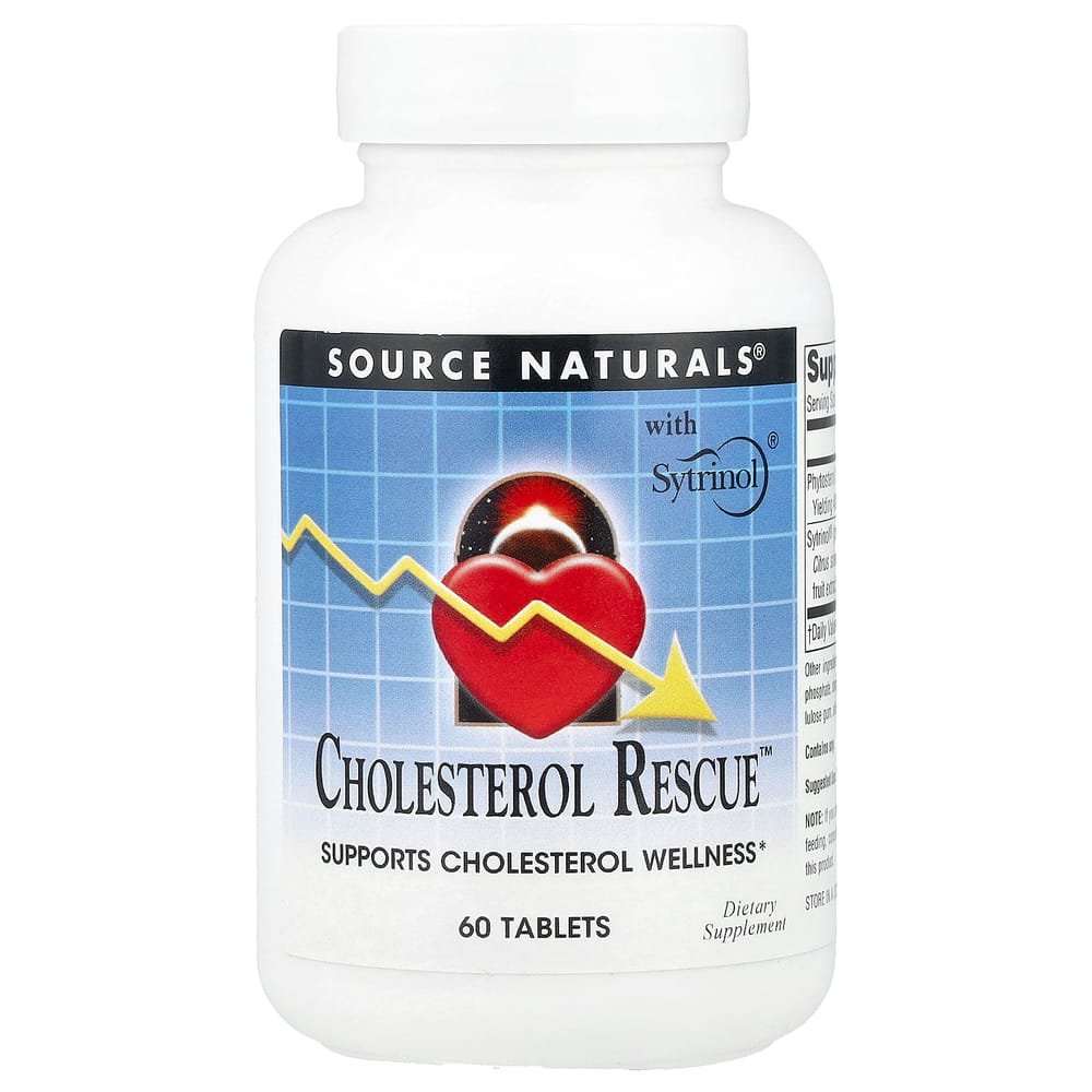 

Source Naturals Cholesterol Rescue 60 Tablets 60 pcs - 1 ea