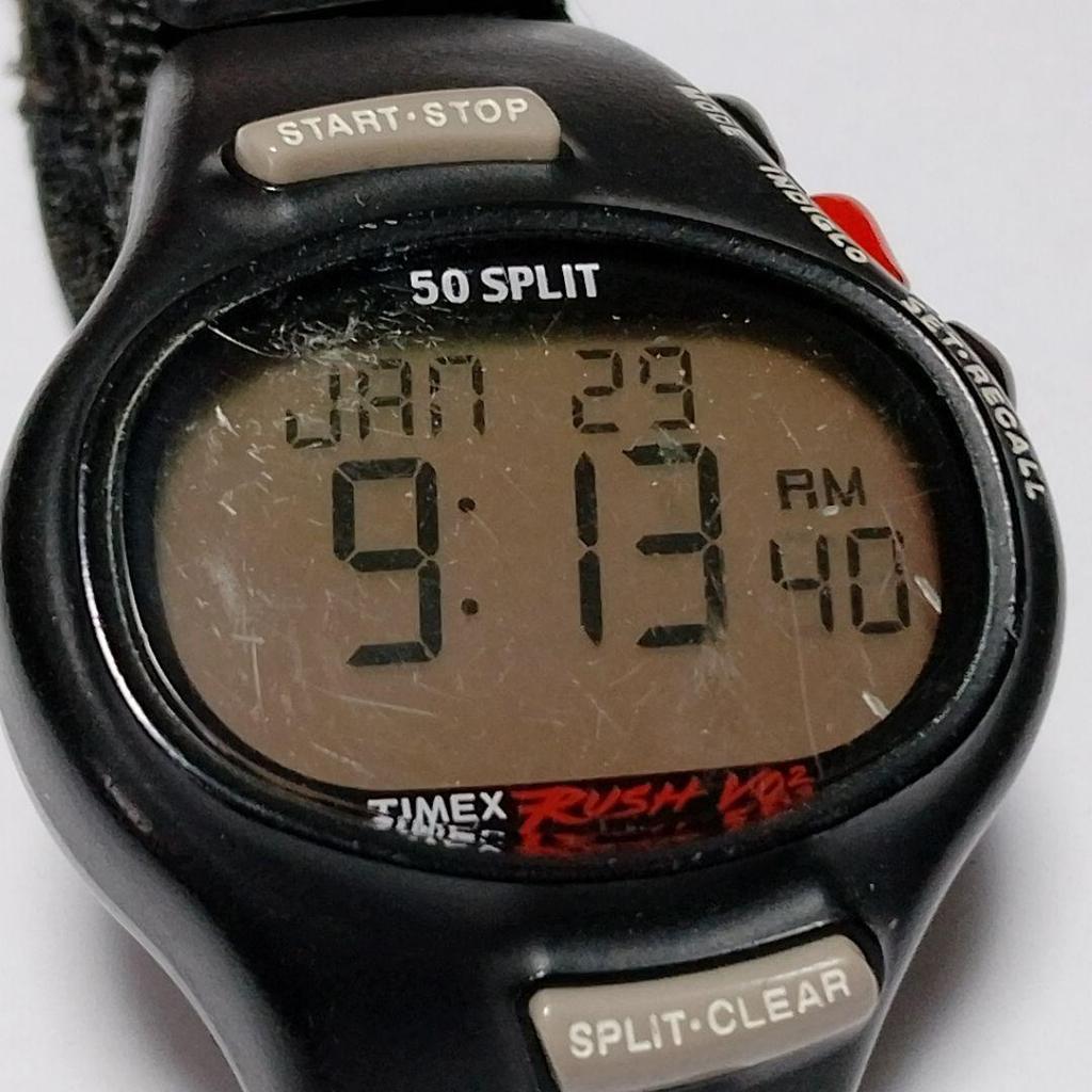 Used TIMEX Digital Sports Watch Rush VO2