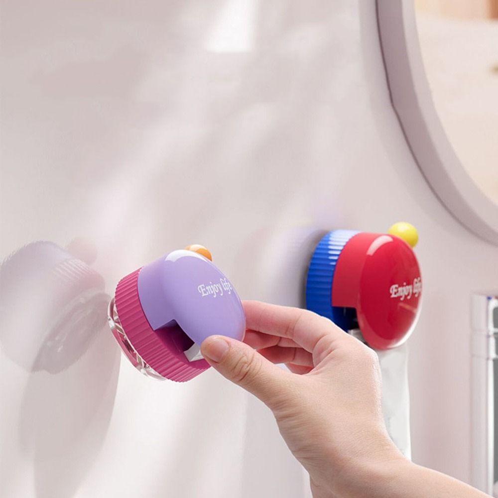 3Pcs Plastic Toothpaste Clip Dopamine Face Wash Storage Clip Toilet