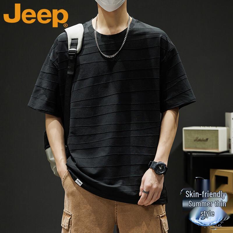 JEEP Men s Loose Fit Short Sleeve T-Shirt L