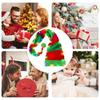 Christmas Creative LED Gold Velvet Light up Christmas HatElf HatDecoration with 3 Button battery Holiday Party Photo Props