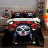 Vivid Floral Skull. Bedding Duvet Cover Sets Duvet Covers Pillowcases Gifts (1 * Duvet Cover 2 * Pillowcases, Without Duvet Insert)