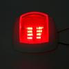 Paar Signallampen 3W LED Navigationswarnleuchte für Marineboot Yacht Rot Grün