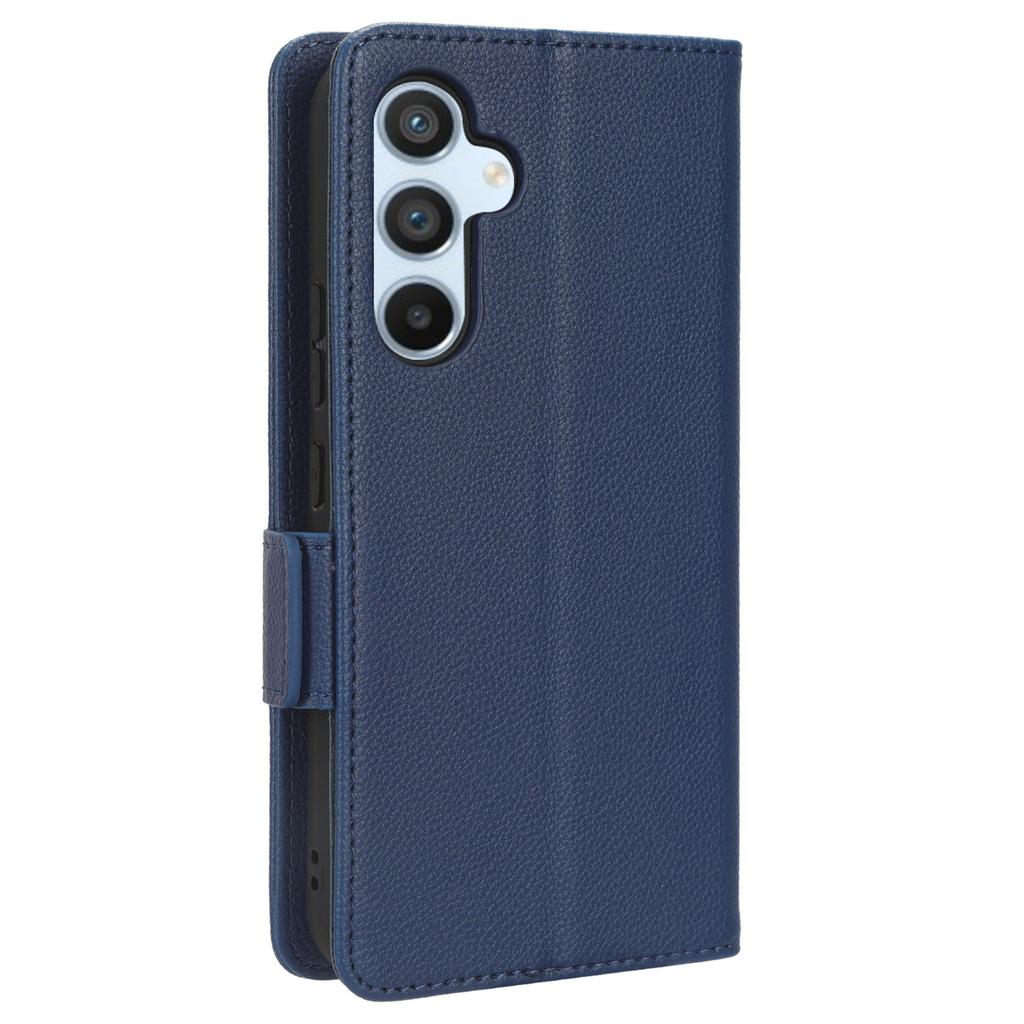 For Samsung Galaxy A54 5G Mobile Phone Cover Wallet Stand Litchi Texture PU Leather Dual Magnetic Clasp Phone Case
