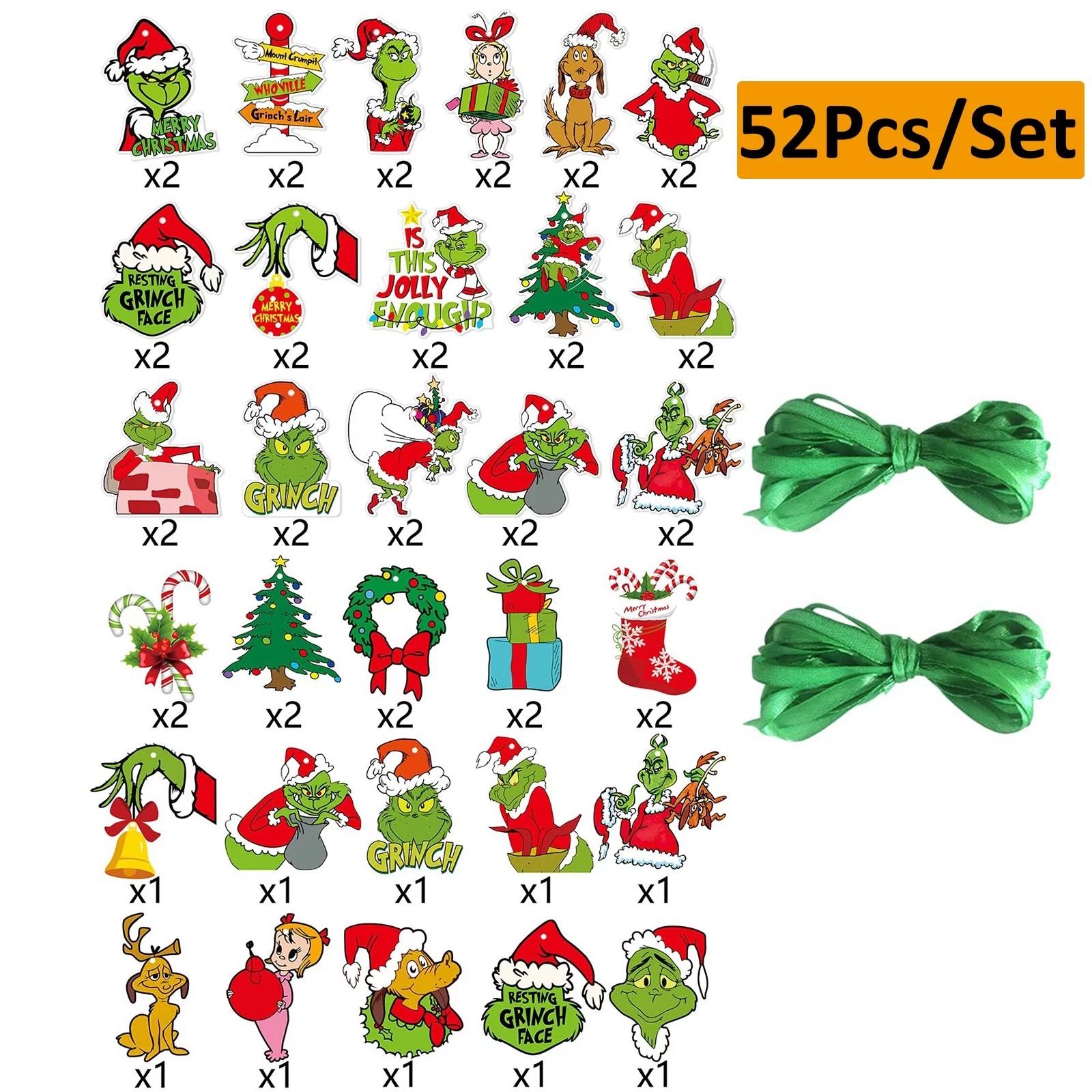 

Рождественские украшения, подвесные бирки, подвесные украшения для рождественской елки, подвесные украшения для тематической вечеринки One Size