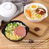 Ramen Bowl Microwavable Noodle Bowls With Lid Microwave Bowl Covered Design For Heating Convenience Not Easy To Burn For Boiling