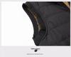 Men's Fleece-Lined Windproof Waterproof Plus Size Stand-Up Collar Sleeveless Jacket for Middle-Aged and Elderly Warm Heart Protection