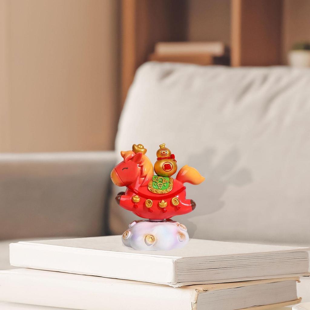 2026 Chinese Horse New Year Decorations Animal Statue, Figurine ,Sculpture Car Ornaments for Chinese New Year Desk