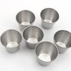 12pcs Mini Cups Stainless Steel Shot Cups Drinking Tumbler Spirits Cups Camping Wine Cups Sauce Holder Metal Sauce Cups