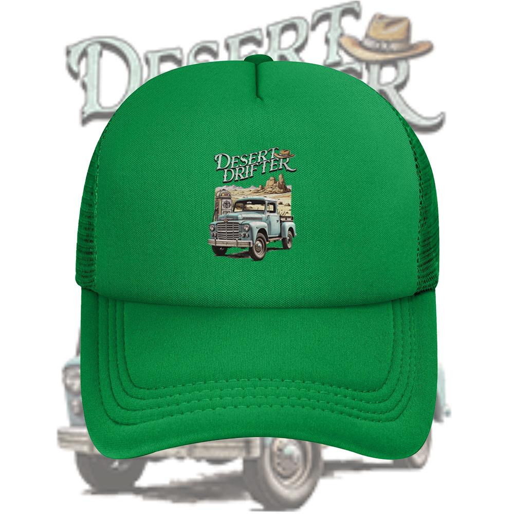 Desert truck old cowboy hat view Baseball Cap Anime Graphic Hats Adult Unisex Women Sports Outdoor