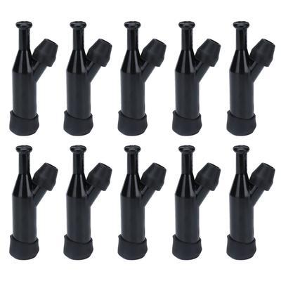 10 Stücke 168F Hochdruckkappe Schwarz Premium ABS Hohe Haltbarkeit Einfache Installation Zündkerzenstecker
