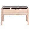 Wooden Raised Garden Bed Planter Box 47.2x22.8x30" Flower Vegetable Herb