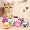 Sisal Sound Cat Toy: Interactive, Scratch-Resistant Ball for Self-Entertainment, Claw Grinding, and Boredom Relief