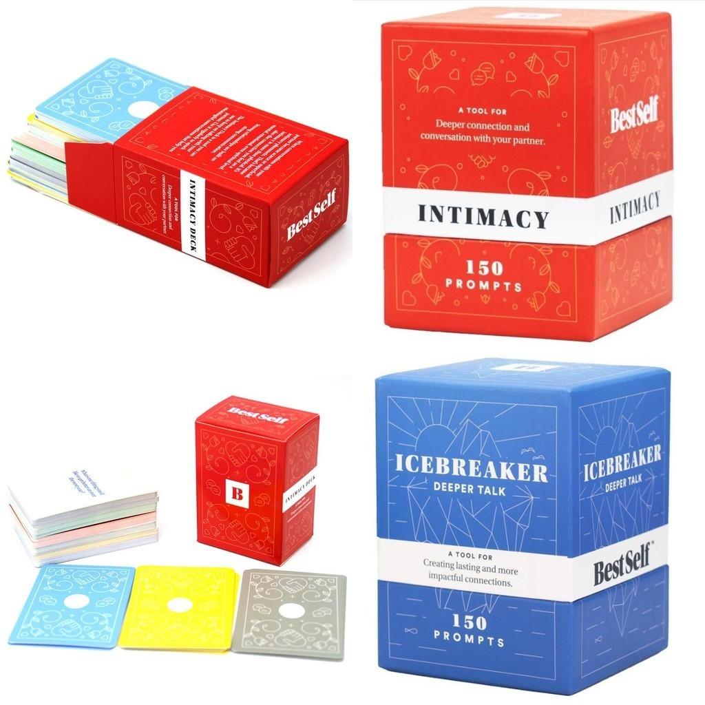 Bestself Intimacy Deck 150 Cards For Couples Board Game English Strategy