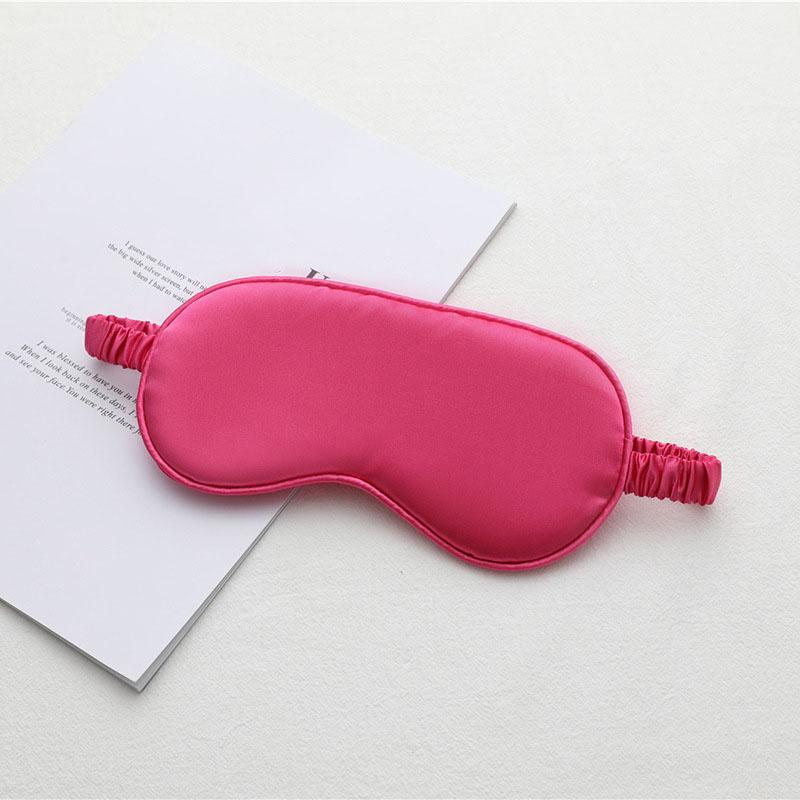 Shield Light Blindfolds Sleeping Eyepatch Double-Side Shading EyeShade Eye Mask Pure Silk