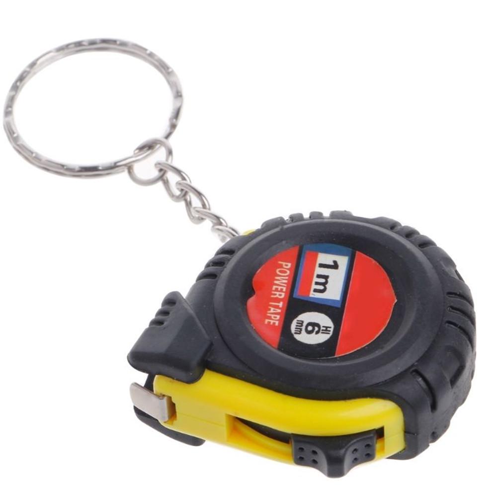 

Retractable Ruler Tape Measure Keychain Mini Pocket Size Metric 1m Car Key Rings Women Men Measuring Tape Meter Tailor Tool