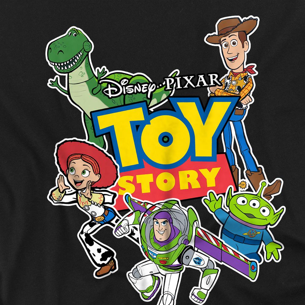 Toy Story Unisex Adult Characters Cut Out T-Shirt