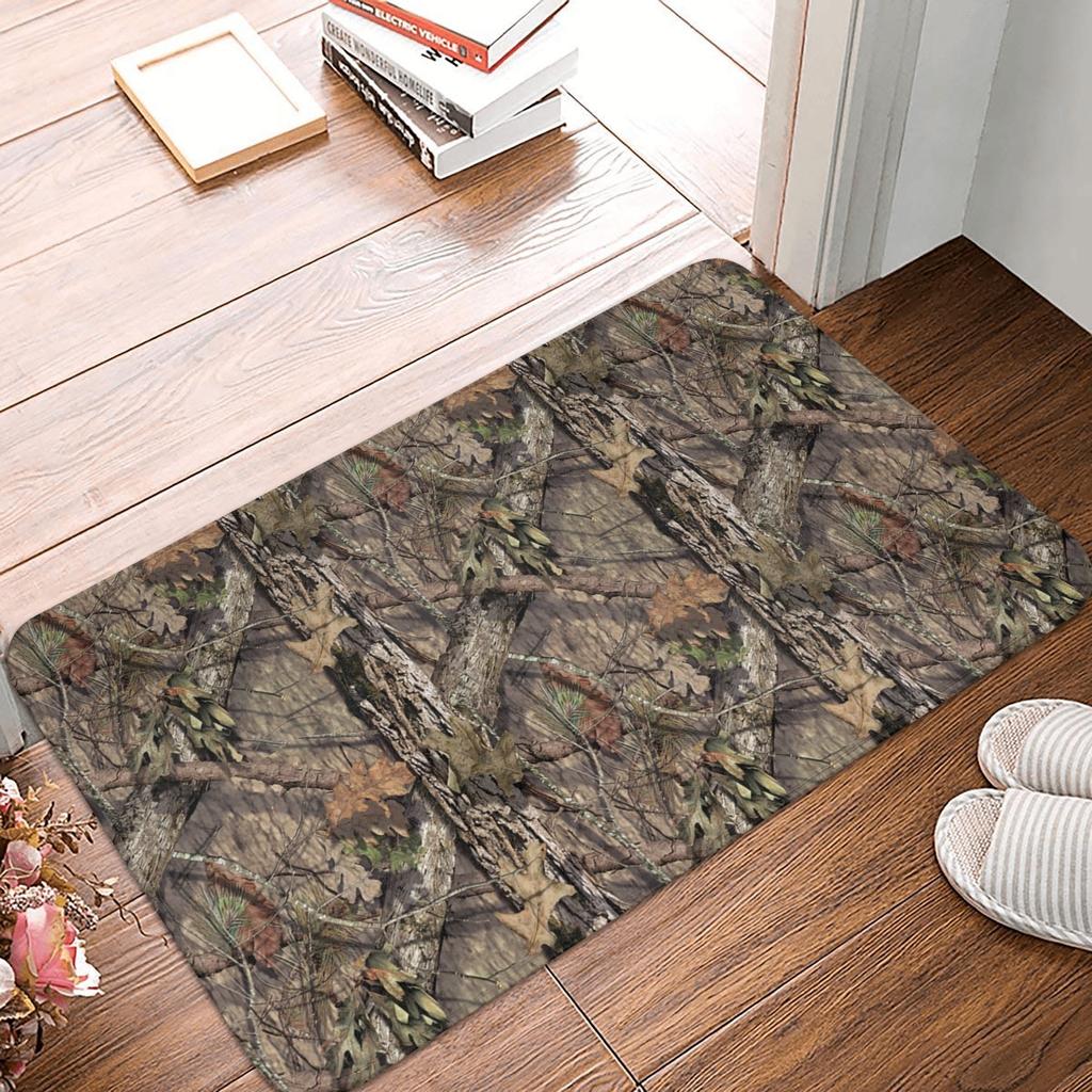 Flecktarn Camo Floor Door Bath Kitchen Mats Anti-Slip Outdoor Military Camouflage Doormat Toilet Entrance Rug Carpet Footpad
