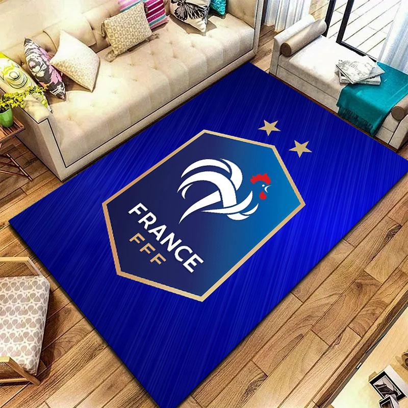 France National Football Team Carpet Rug for Living Room Bedroom Home Sofa Decoration,Kids Play Non-slip Floor Mat