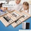 Douyin Bounce Chess: Parent-Child Interactive Wooden Bullet Beads Ejection Toy