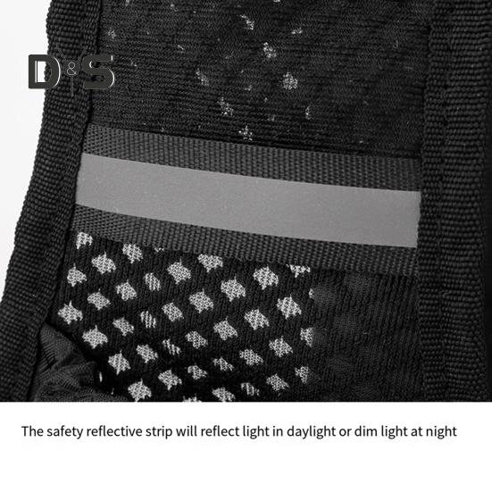 Multi-Pocket Running Vest Breathable Cycling Vest with Phone Holder Reflective Design Mesh Vest with Adjustable Straps for Running Cycling Marathons