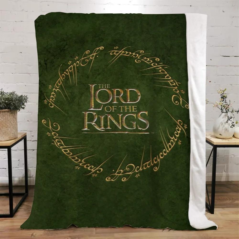 The Lord of the Rings Fleece Throw Blanket for Sofa Decoration Bed Blankets King Size Home Interior Knitted Plaid Luxury Bedding