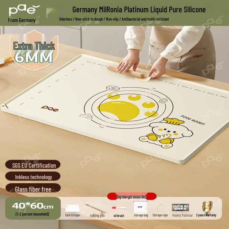 

Food-Grade Thick Silicone Kneading Mat